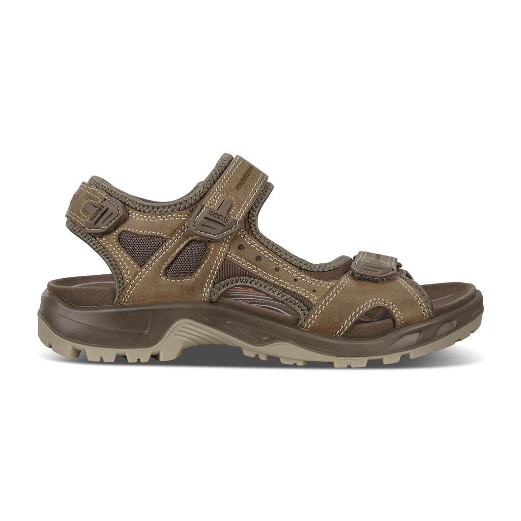 Ecco Yucatan Mens Hiking Sandals Olive Sale - India QXJ-307582